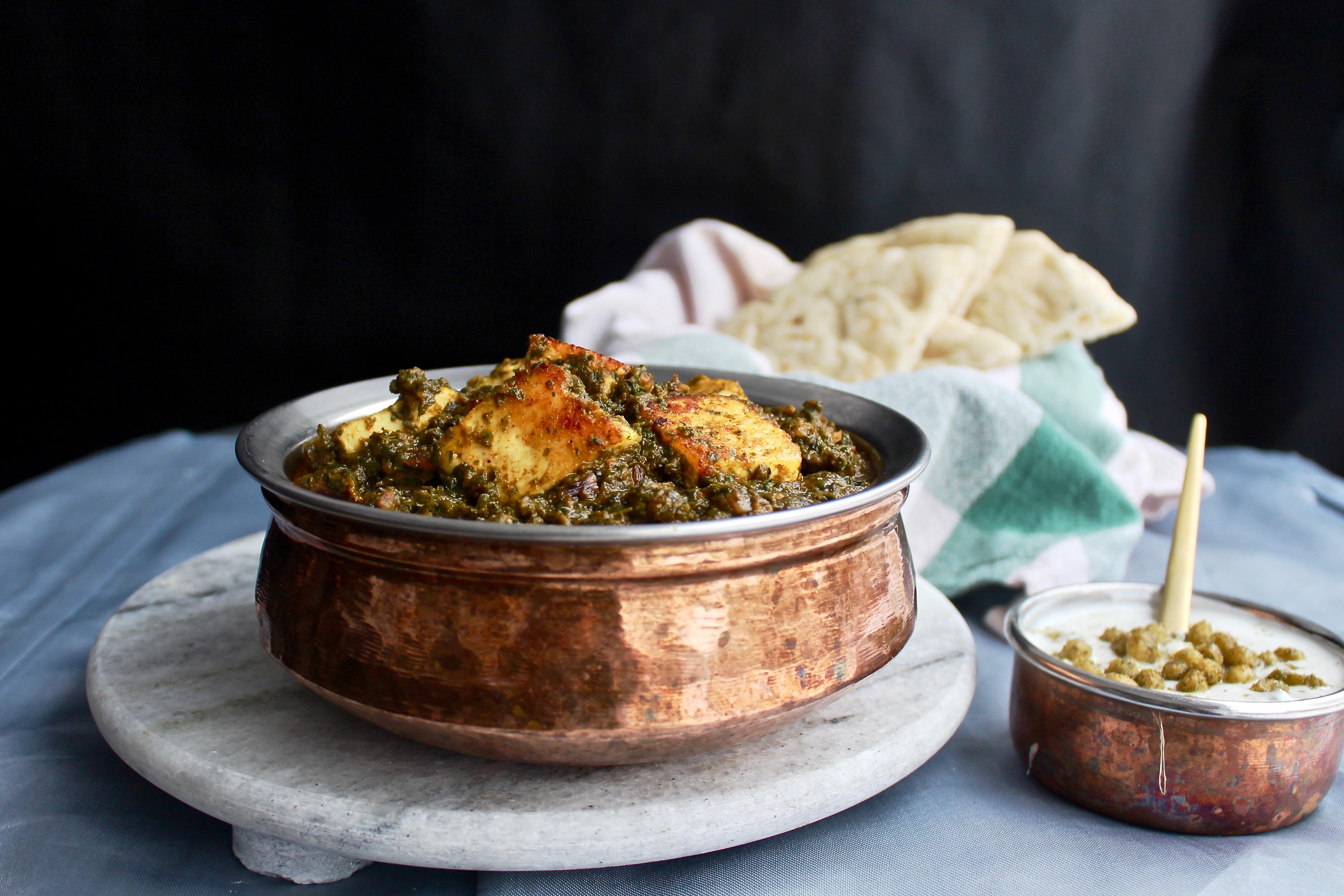 Palak Paneer Spinat med Apetina® Paneer Apetina