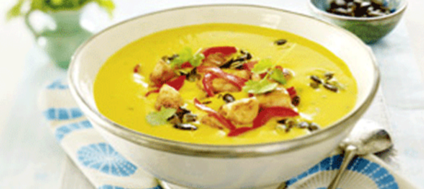 Kürbiscreme-Suppe "India"