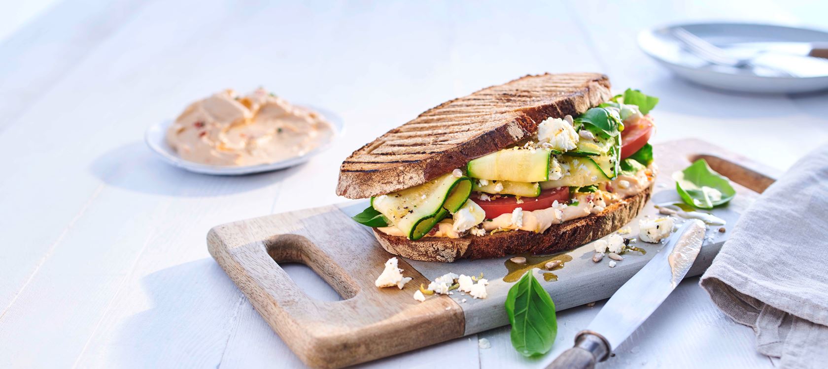 Sandwich mit Arla Buko des Jahres