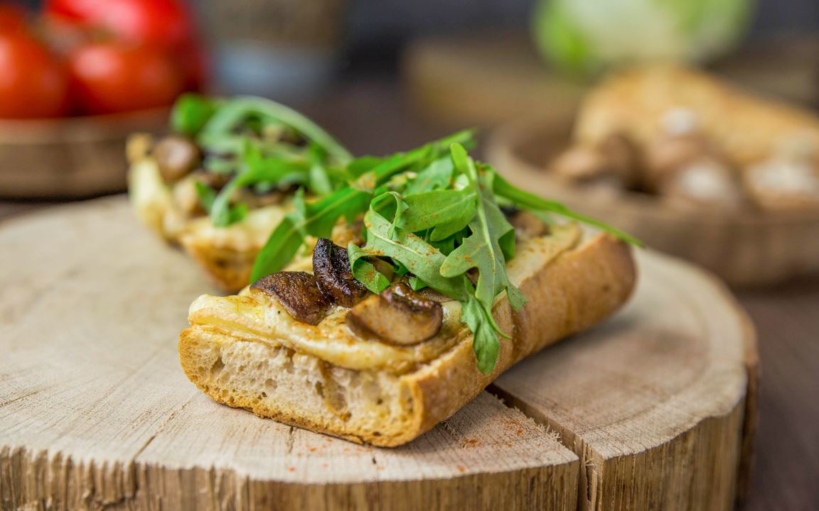 Grilled Cheese Sandwich mit Champignons - Rezept | Arla Foods