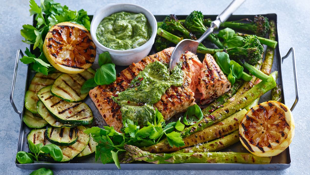 Gegrillter Lachs (Einfaches Rezept) Mit Salsa Verde - Rezept | Arla Foods