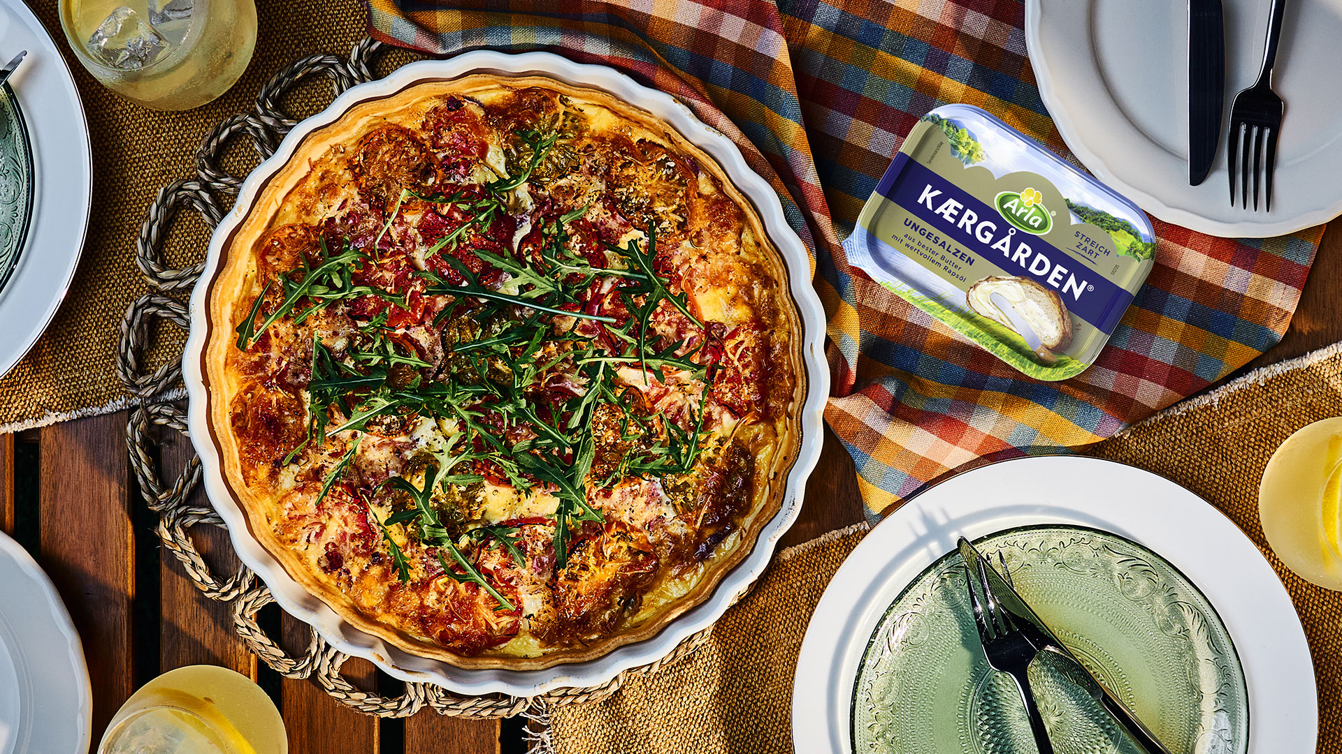 Jetzt vegetarische Quiche entdecken | Arla Foods
