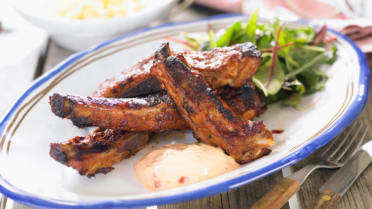 Gegrillte Spareribs (Rezept) Sparerib-Marinade - Rezept | Arla Foods