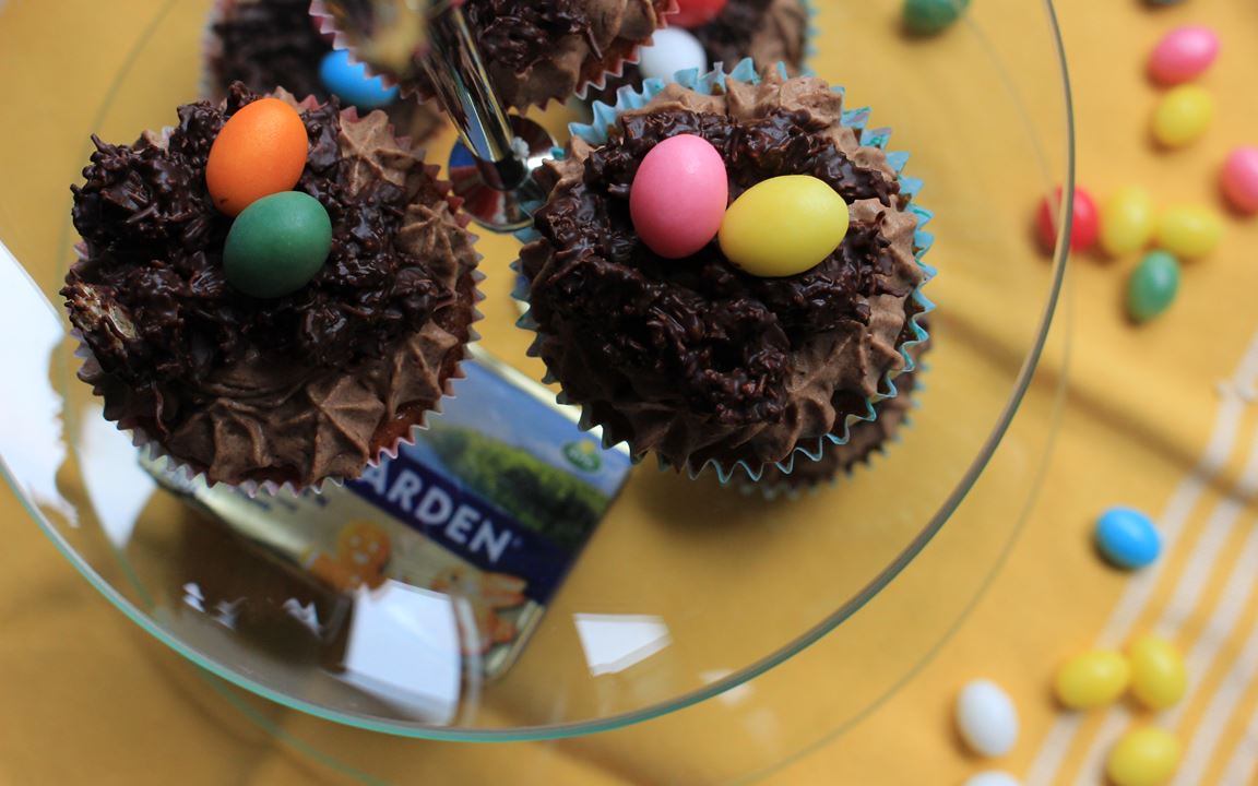Osternest-Cupcakes - Rezept | Arla Foods
