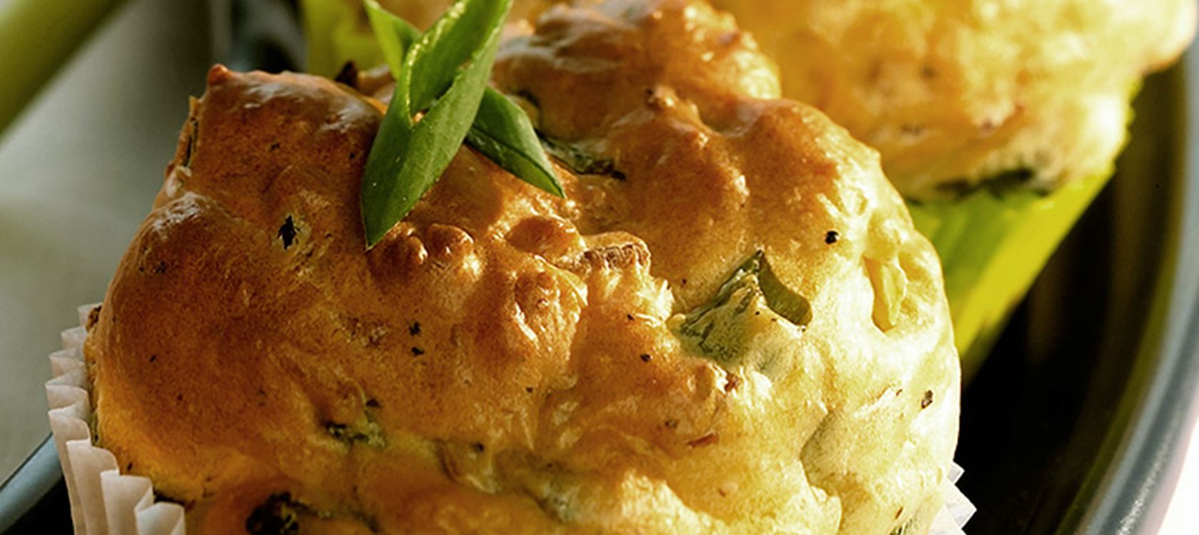 Oliven-Muffins mit Arla® BIO Weidemilch