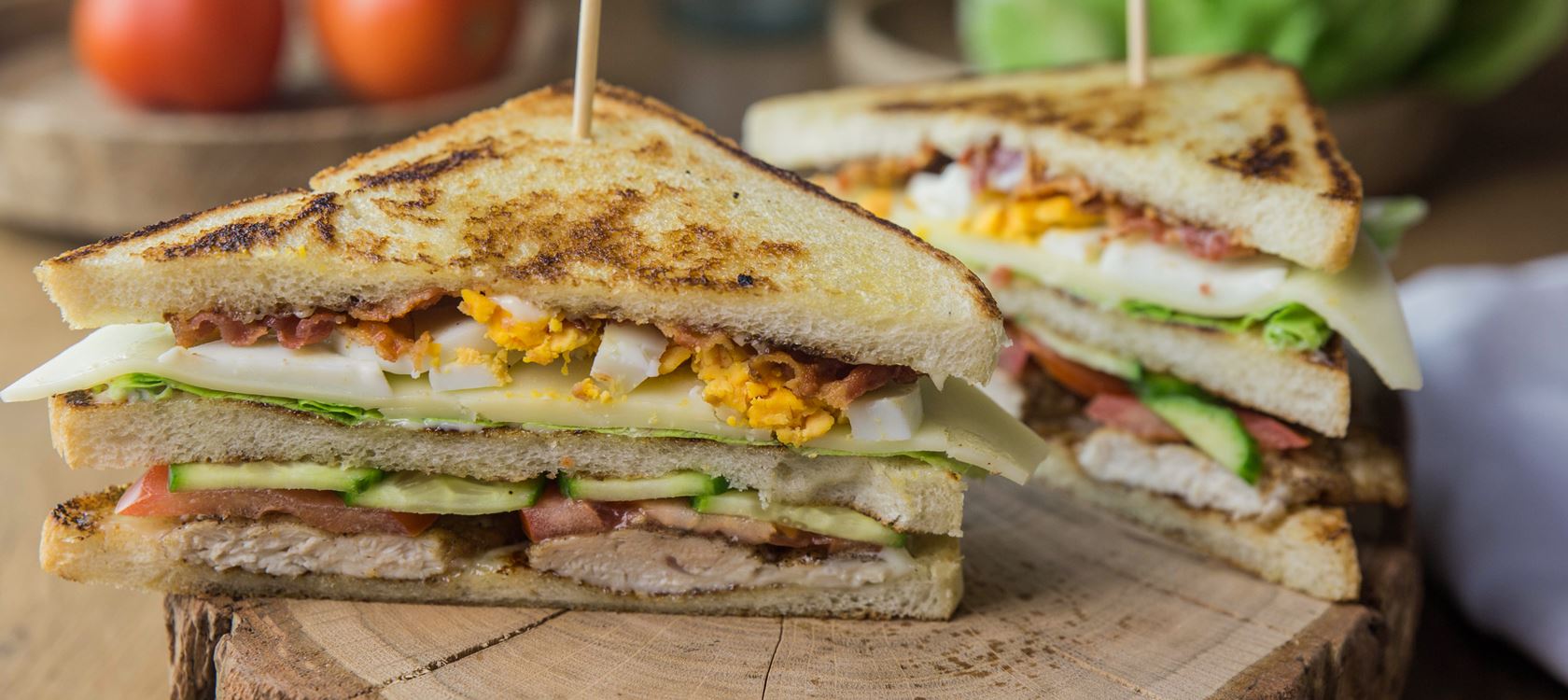 Club Sandwich mit Arla® Svensø