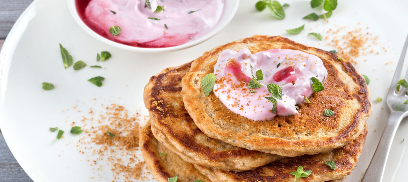 Chia-Pancakes mit Arla® Skyr