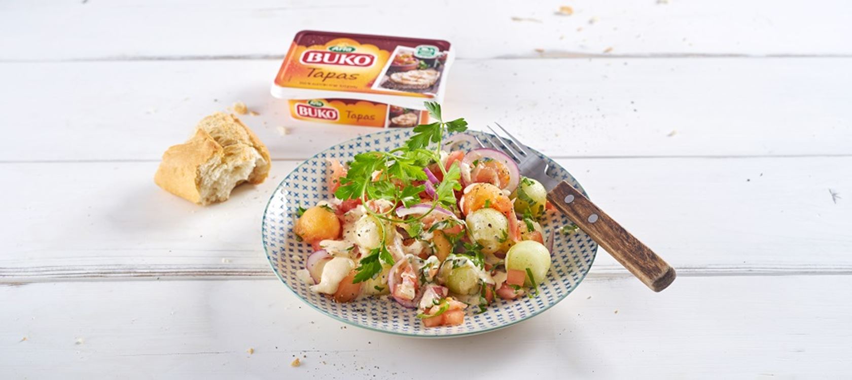 Trampo-Salat mit Arla Buko® Tapas Dressing
