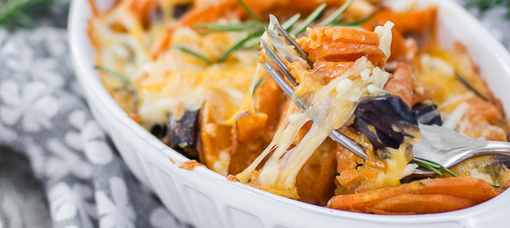 Süßkartoffelauflauf mit Finello® Ofenkäse