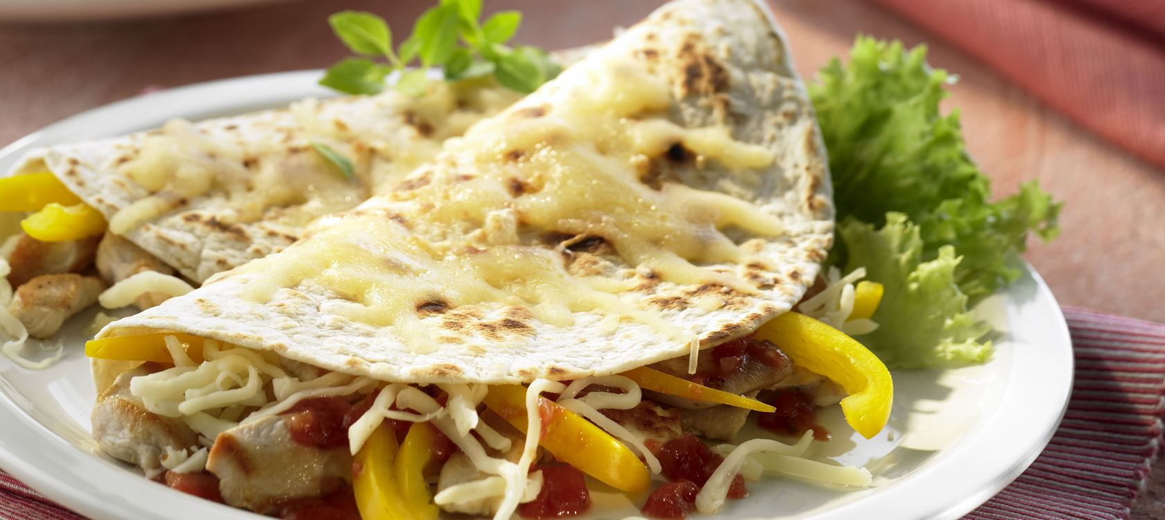 Mexikanische Tortillas mit Finello® Pizzakäse