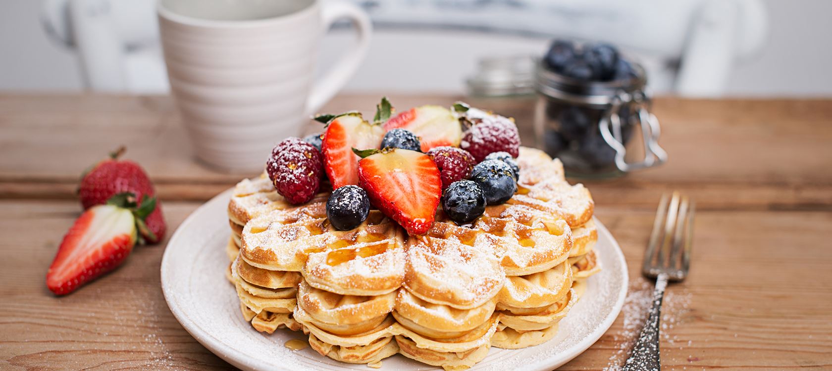 Frischkäse Waffeln mit Arla Buko®