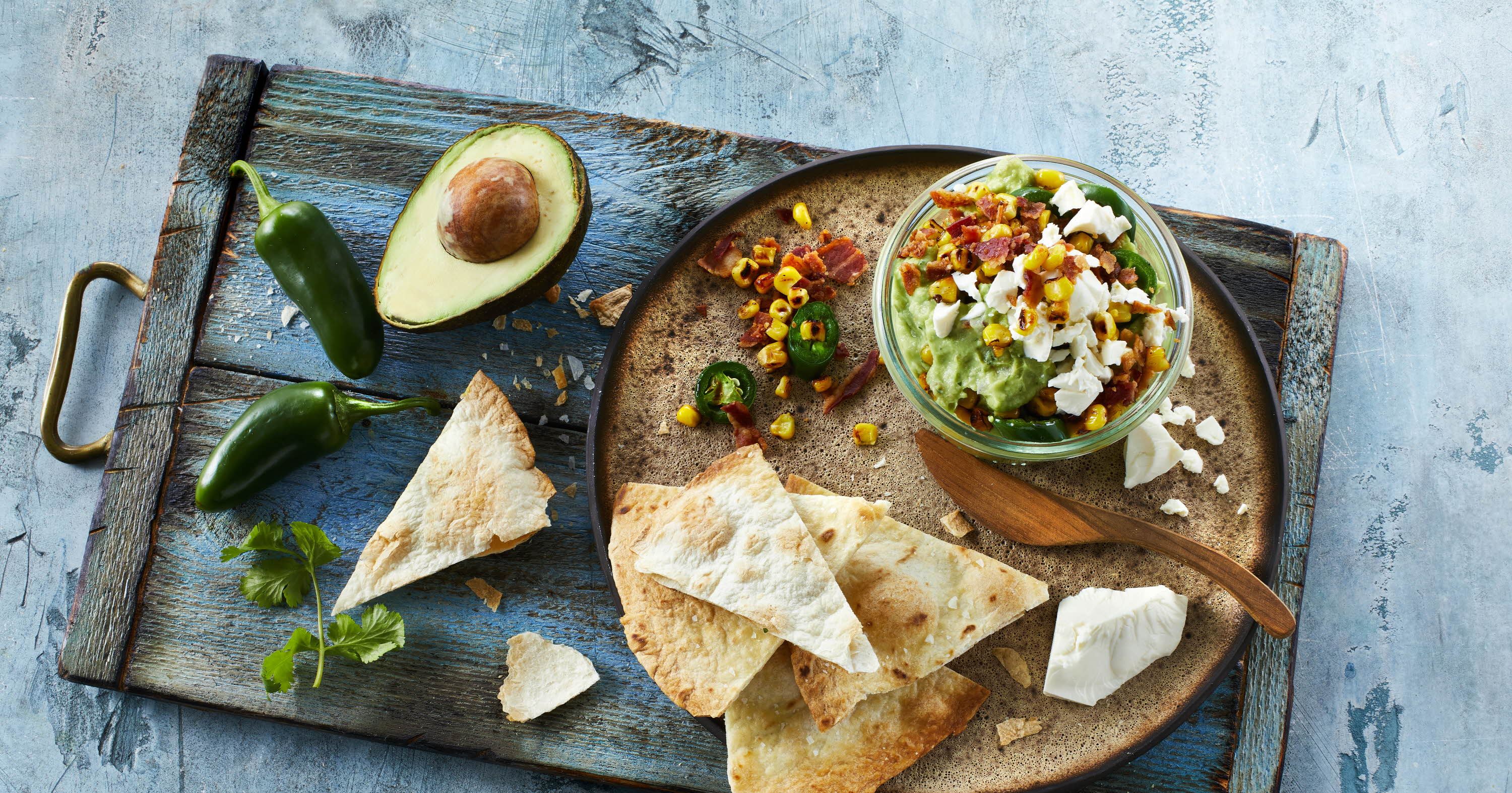 Guacamole med toppings