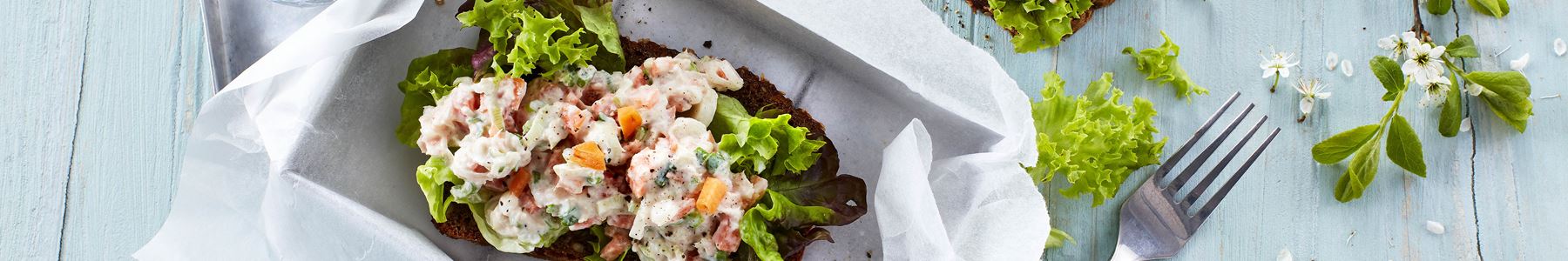 Fisk og skaldyr + Mellemmåltid
