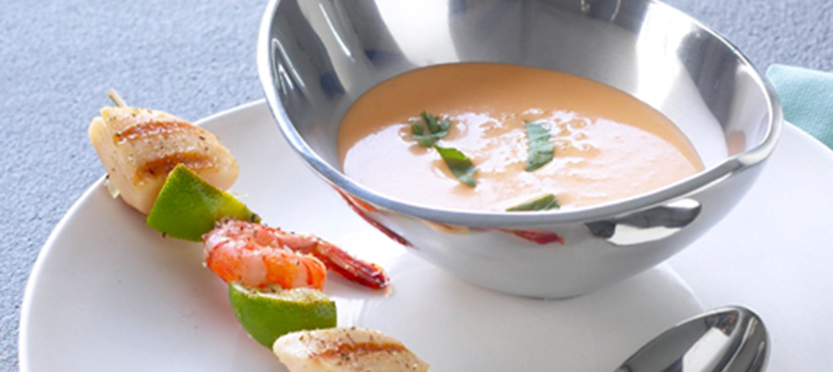 Hummersuppe med ingefær