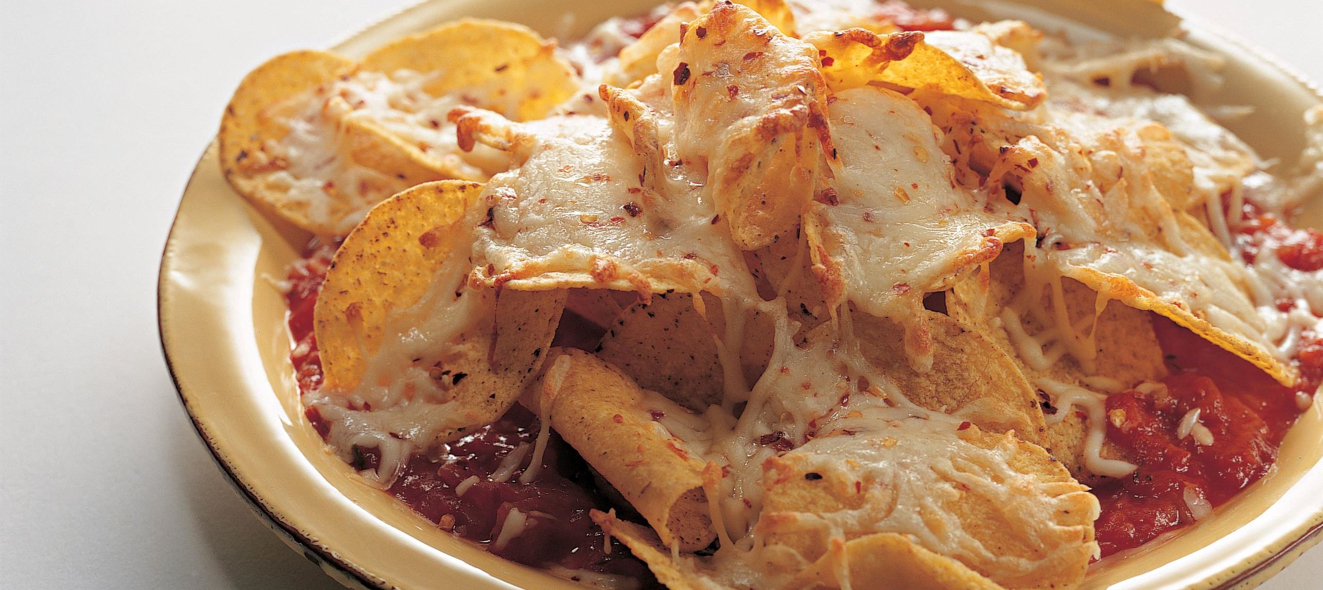 Nachos - majschips med ost