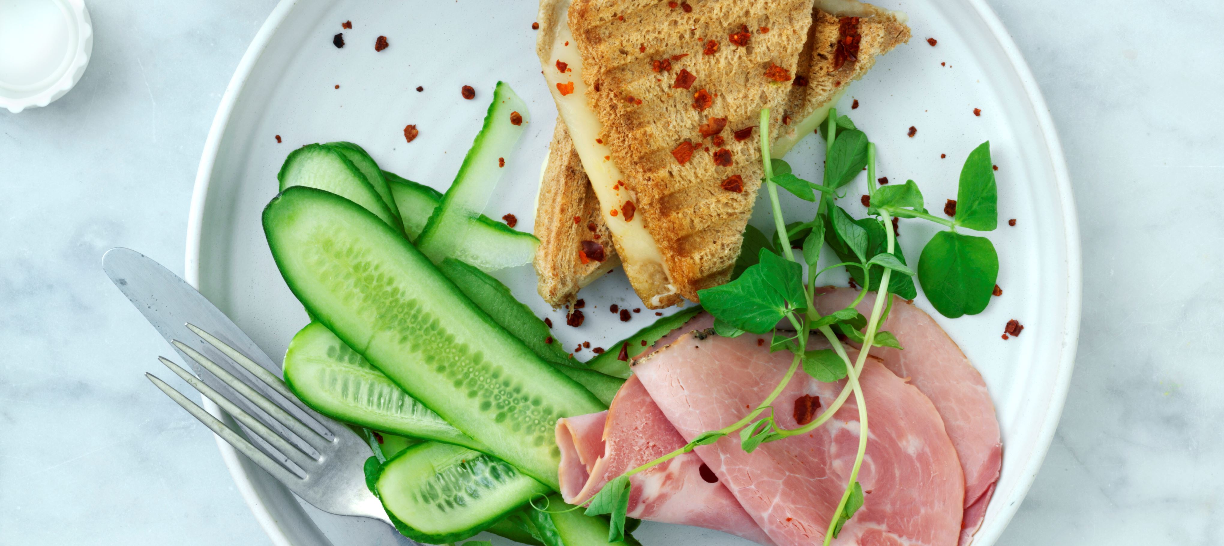 Toast a la croque monsieur