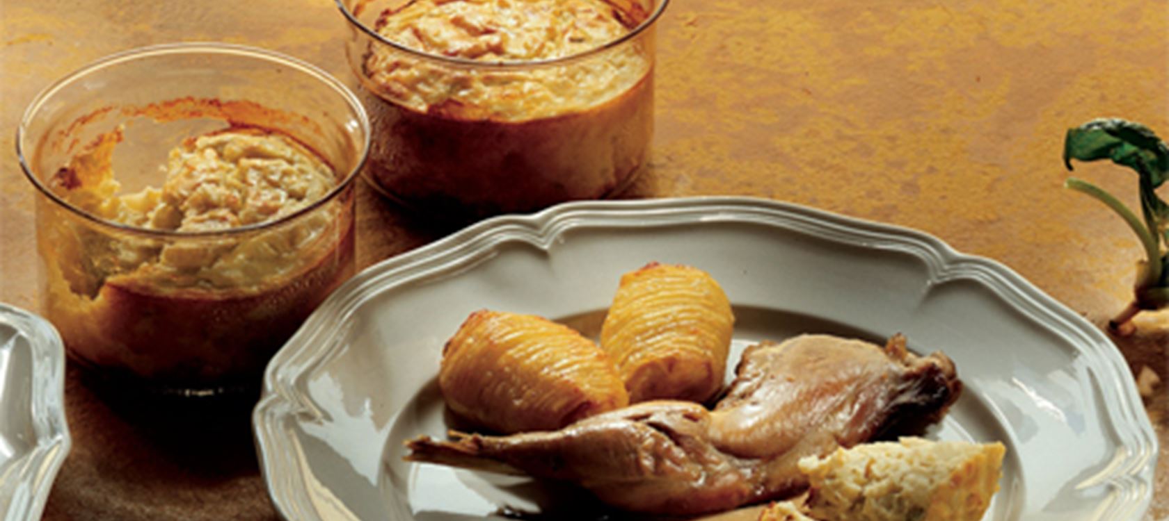Fasaner med sellerigratin