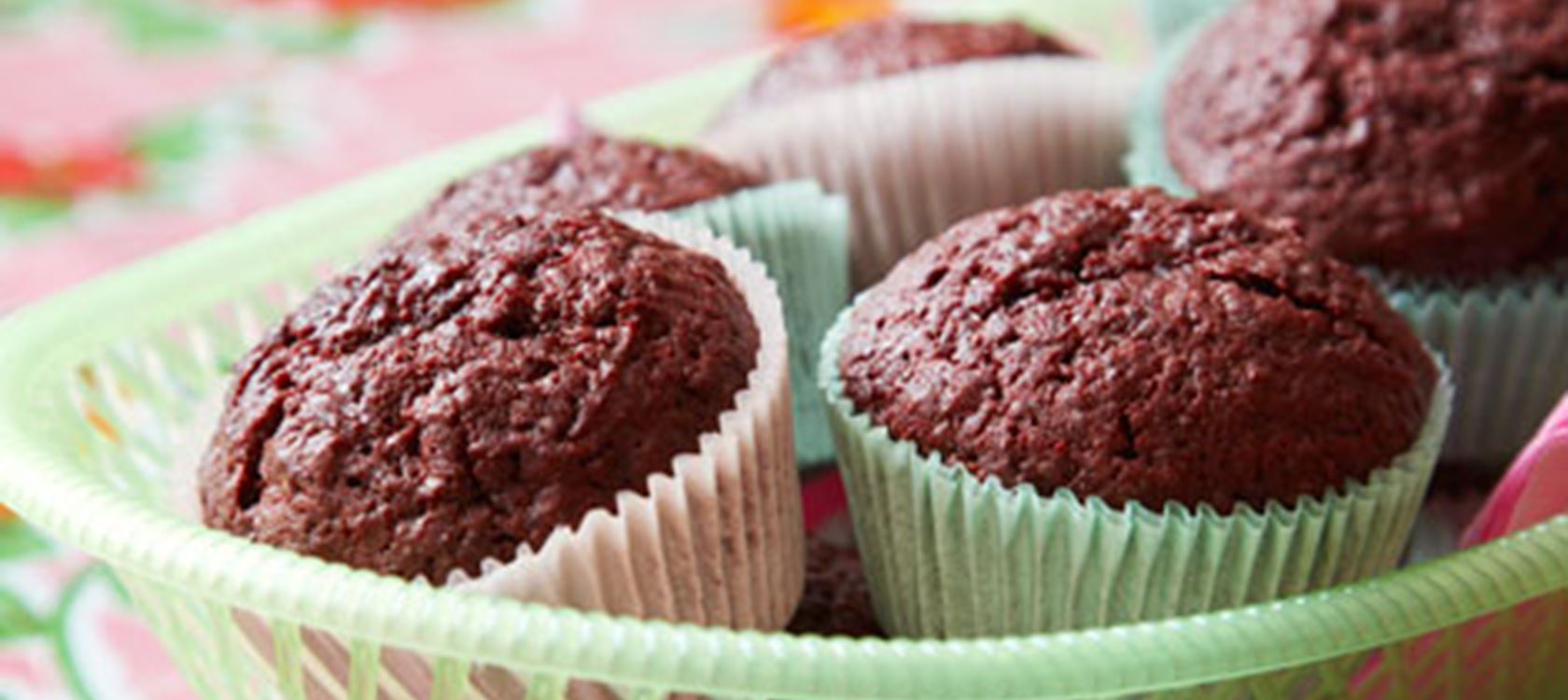 Chokolademuffins med rødbeder