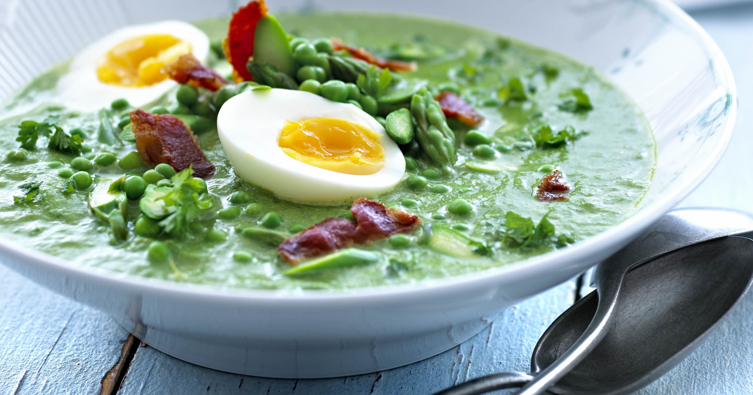 Suppe med 9 slags grønt