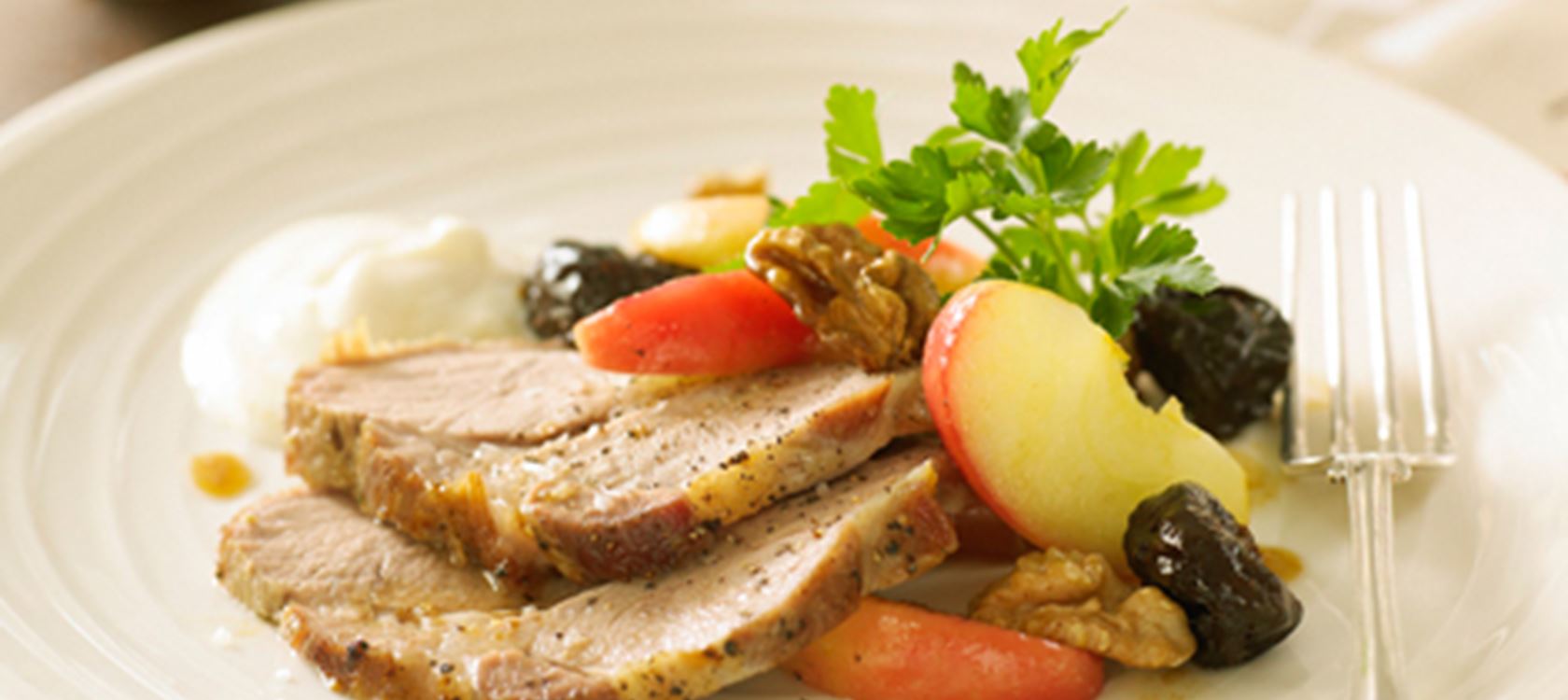 Nakkefilet med ingefærdressing