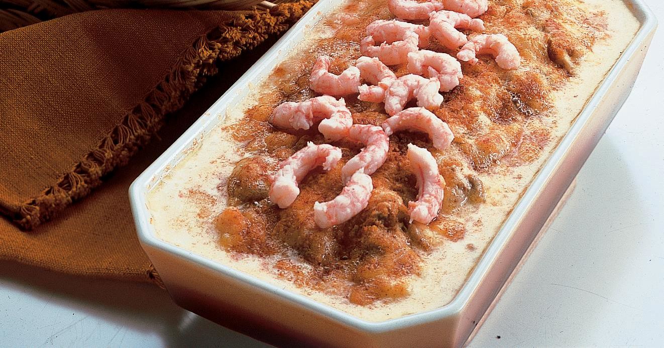 Ostegratinerede fiskefileter
