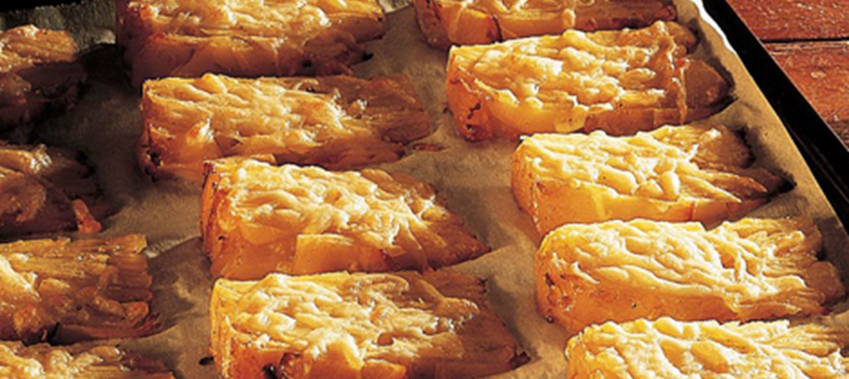 Kartoffelsnitter med ost