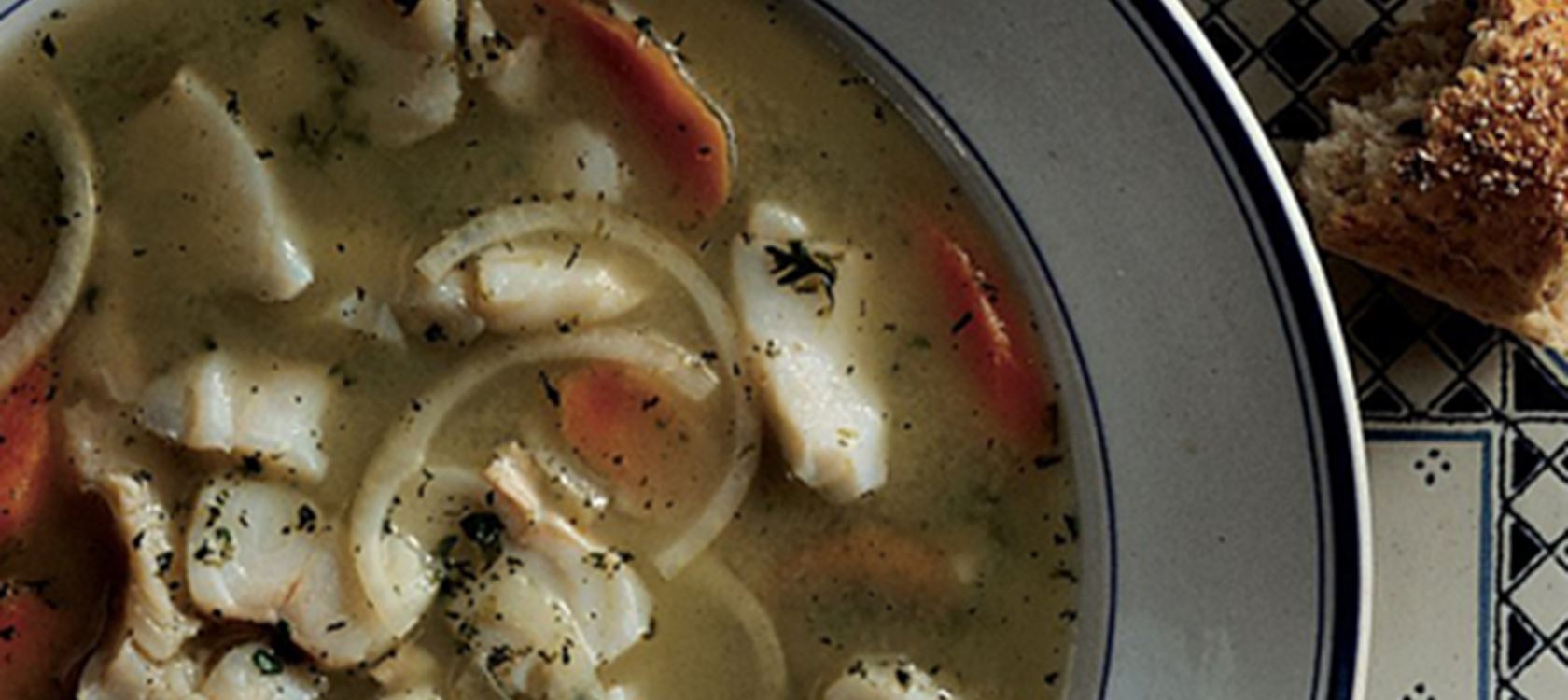 Fiskesuppe med kørvel