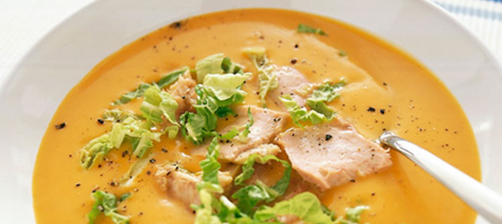 Karrysuppe med tun