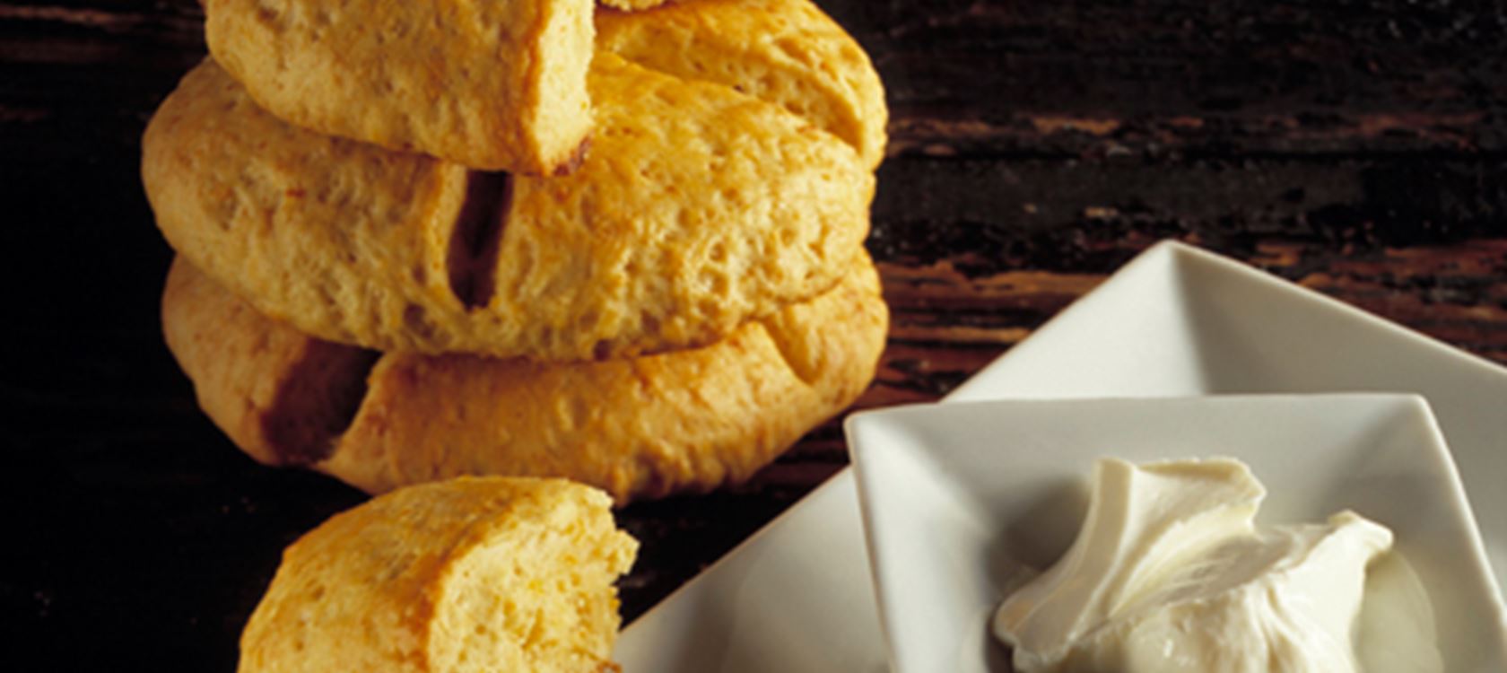 Hurtige appelsinscones