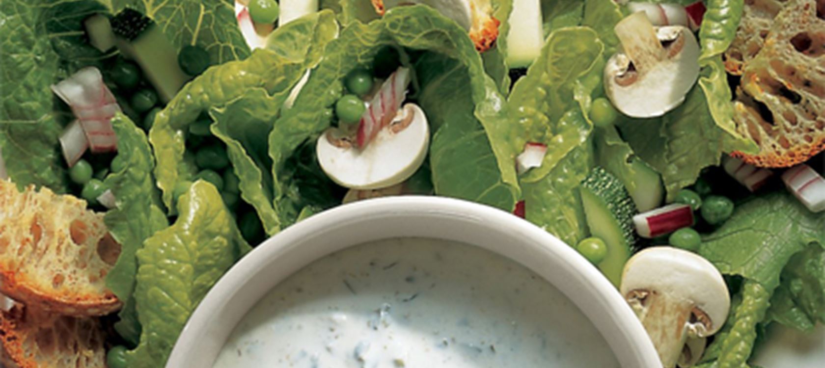 Salat med kapersdressing