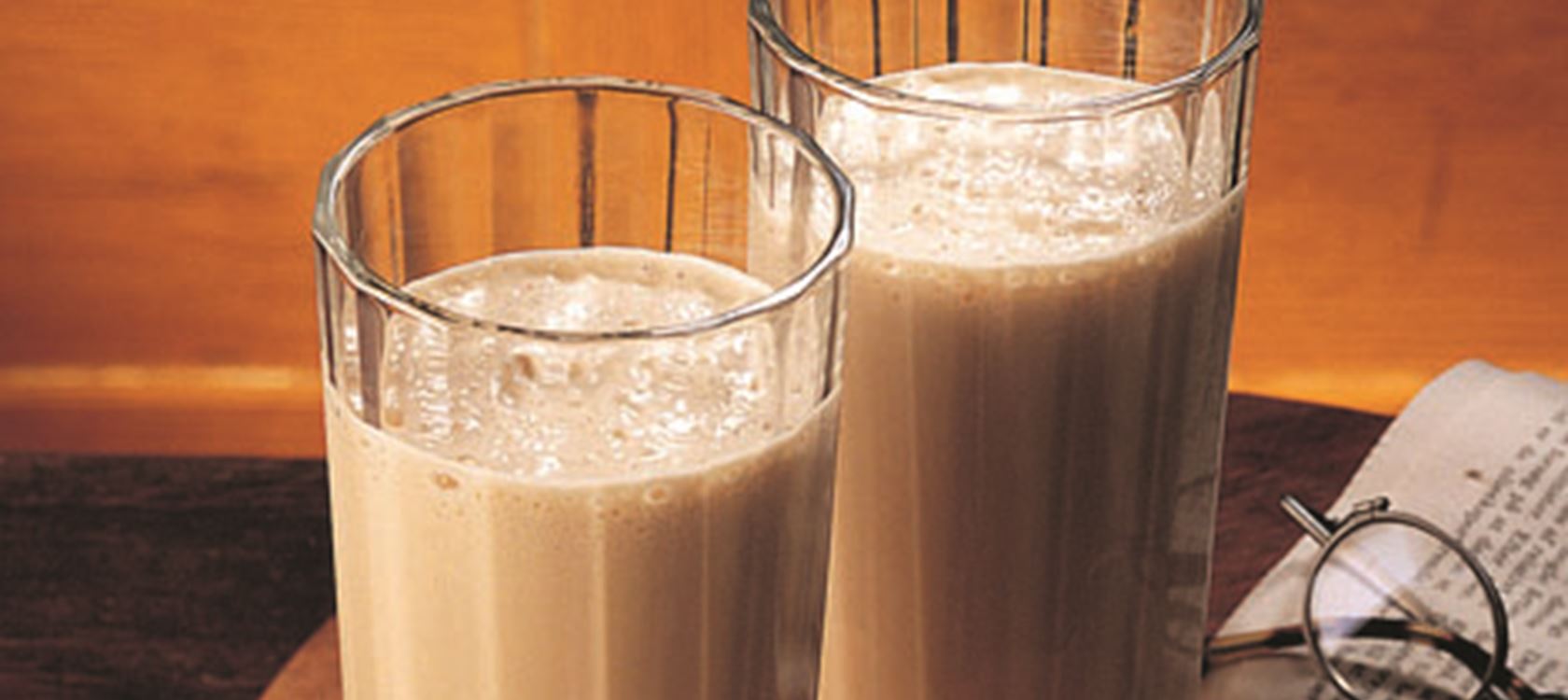Frapé - mælk med kaffe og knust is