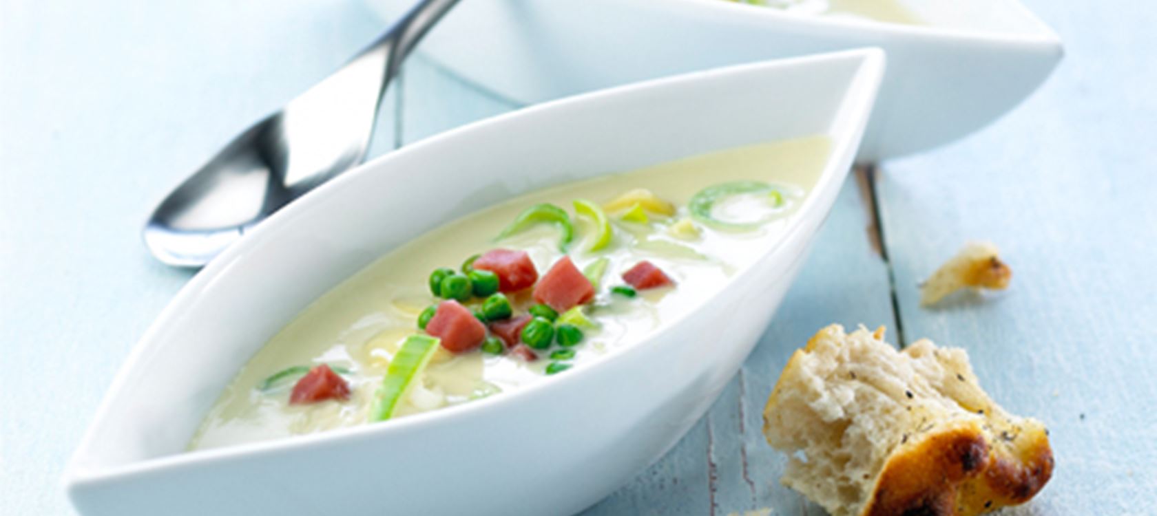 Aspargessuppe med aspargeskartofler