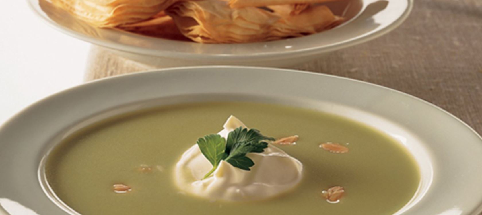 Grøn ærtesuppe
