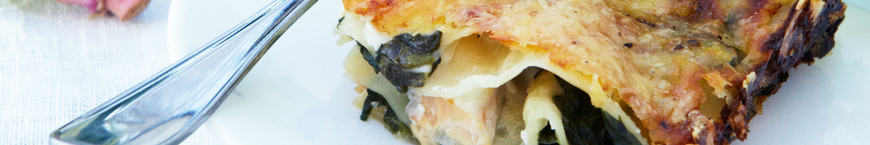 Fisk og skaldyr + Ost + Lasagne
