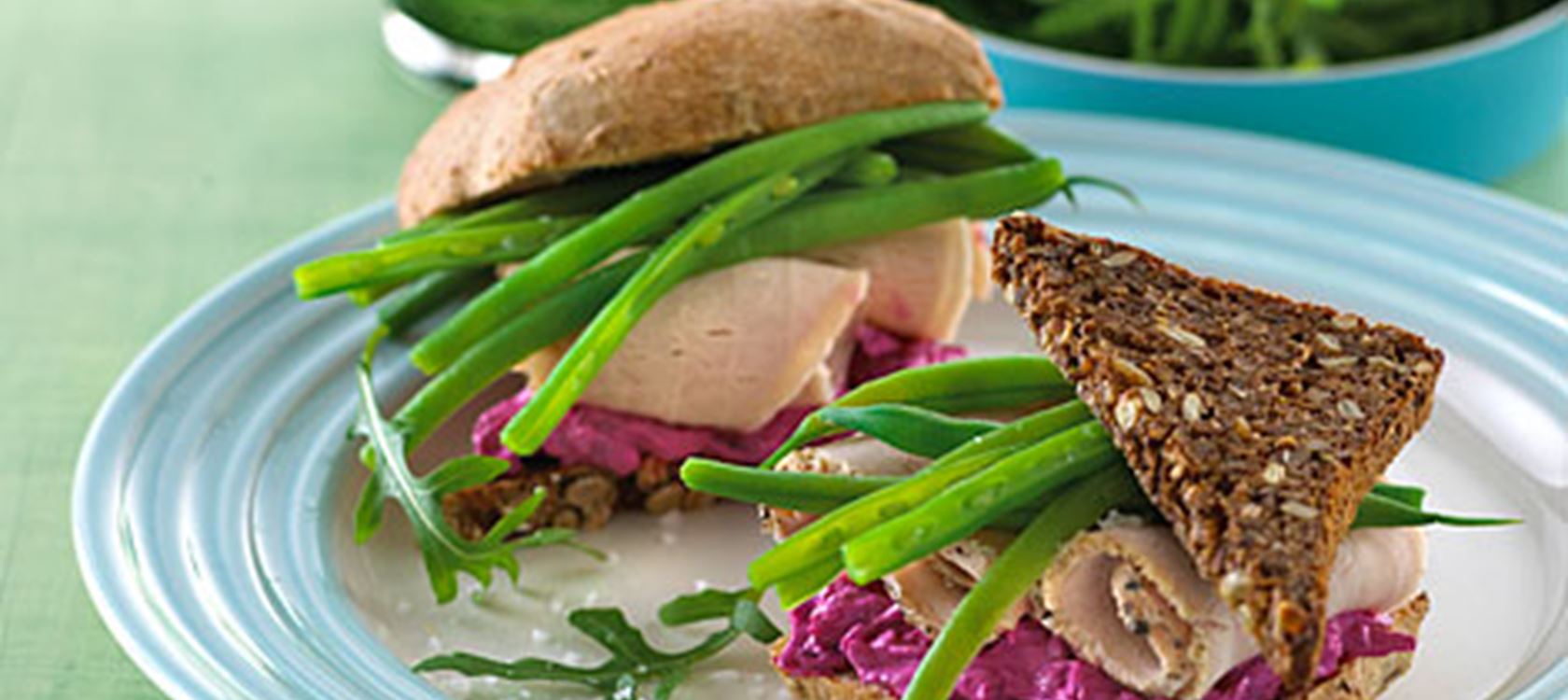 Rødbedesandwich - af en rest steg