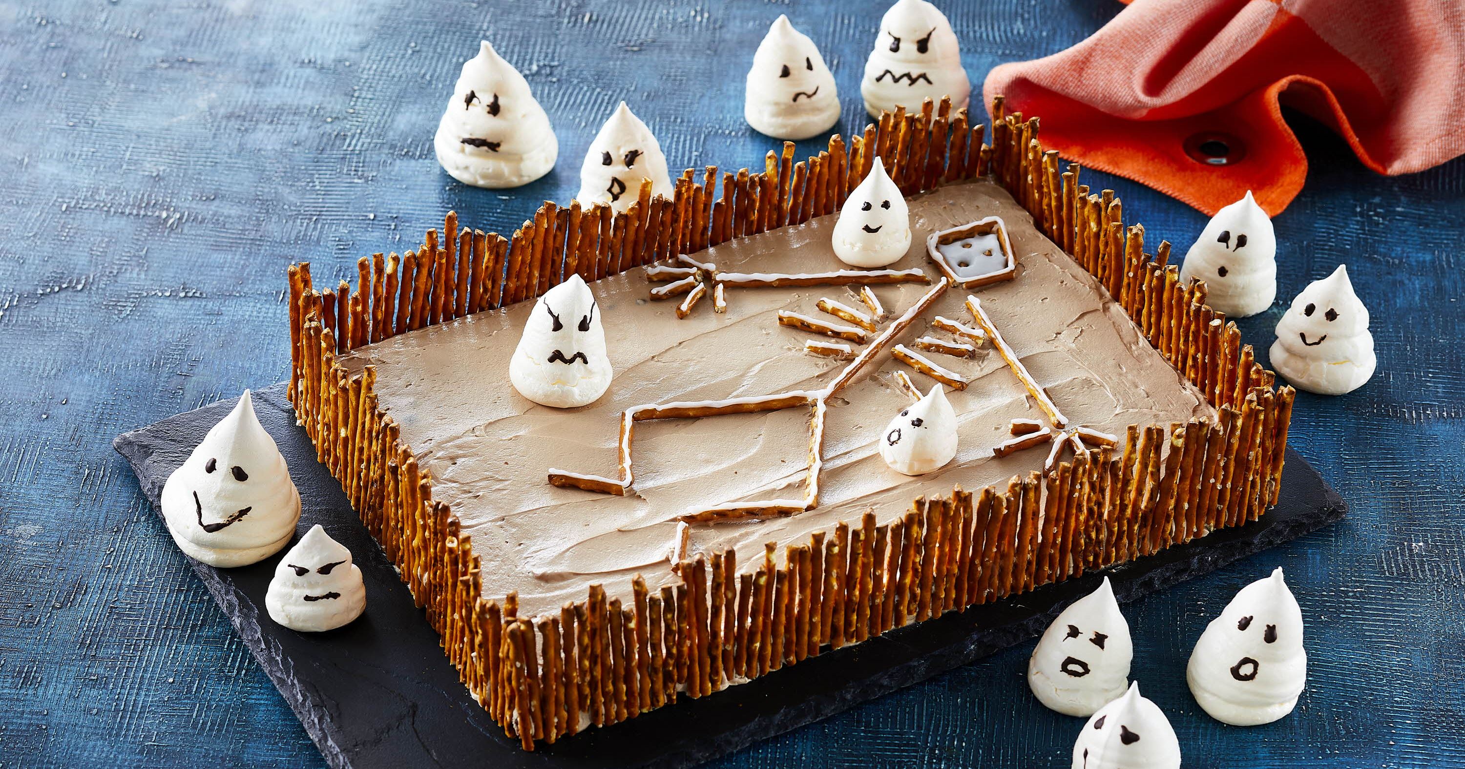 Halloween chokoladekage