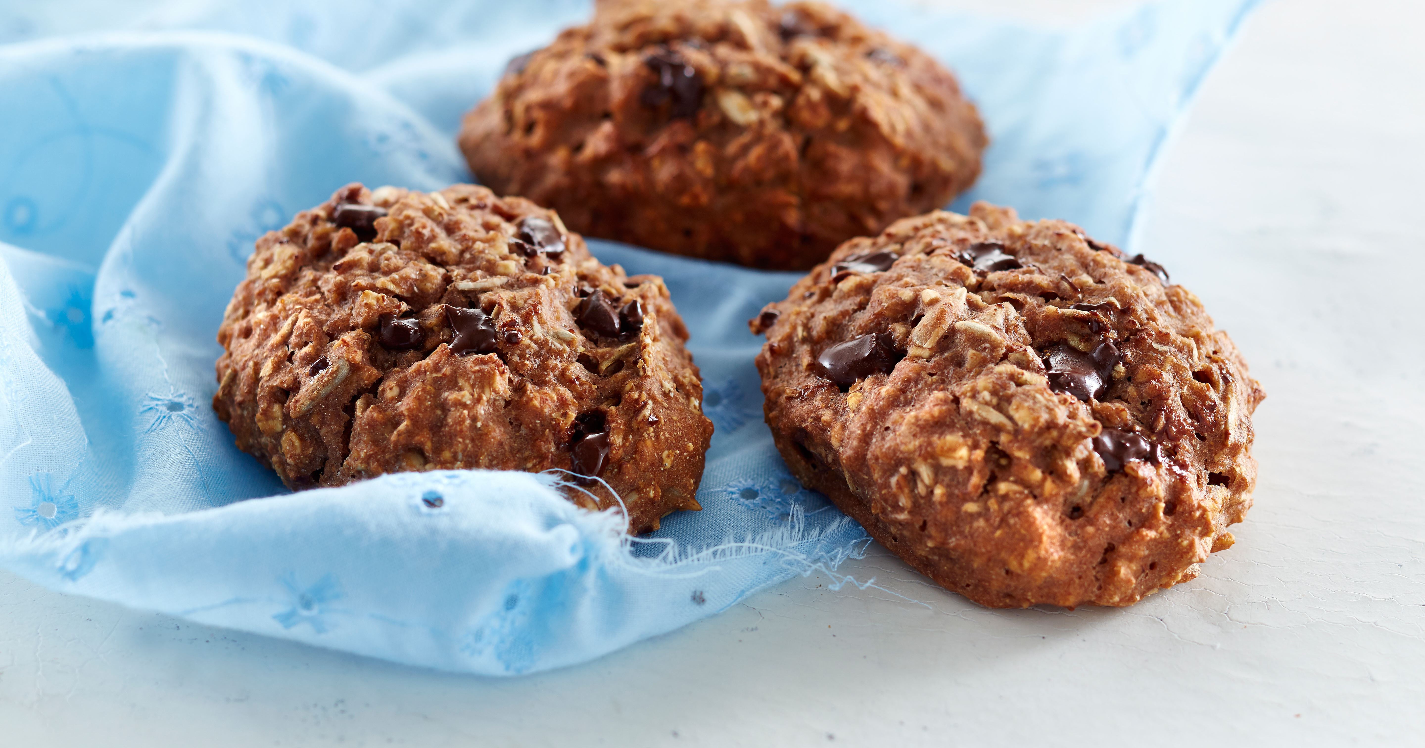 Saftige rugbrødsboller med chokolade