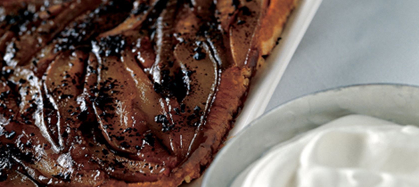 Pæredessert med lakrids