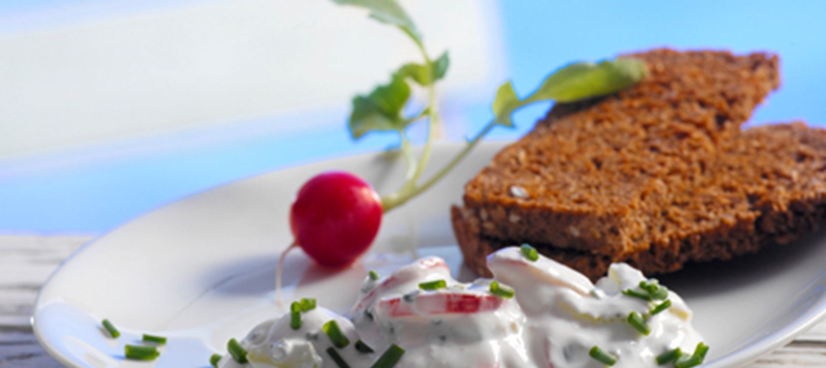 Rygeostsalat - til frokost