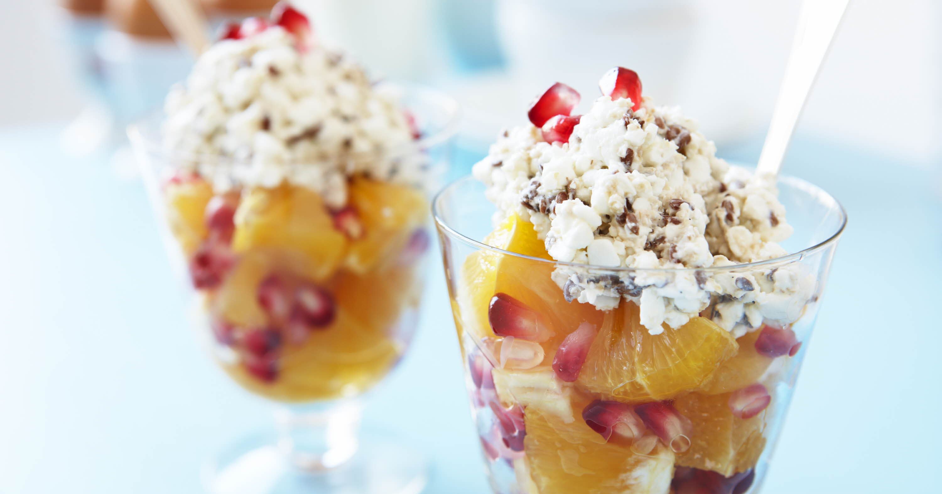 Appelsinsalat med fiberkick