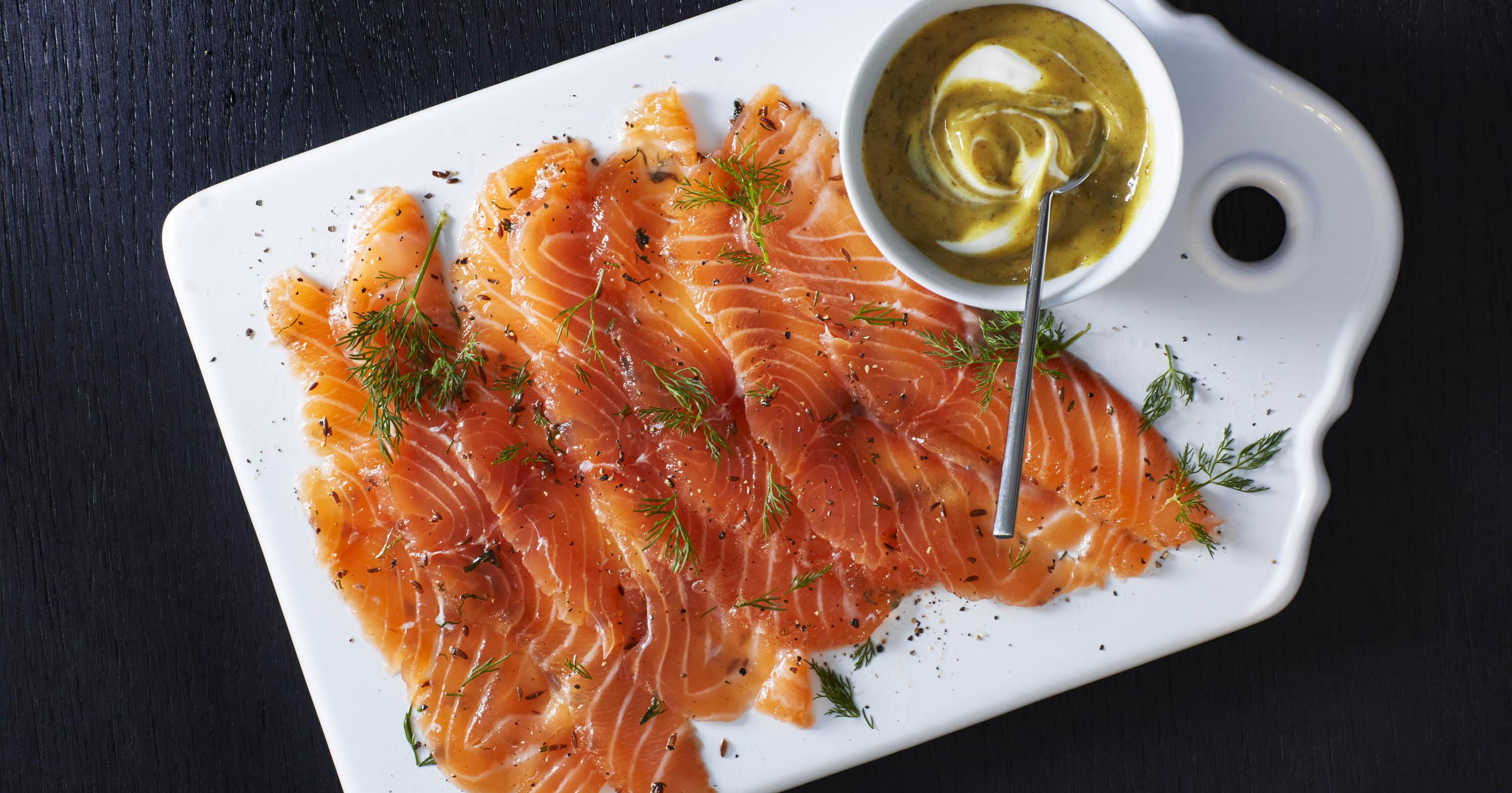 Hjemmelavet gravad laks