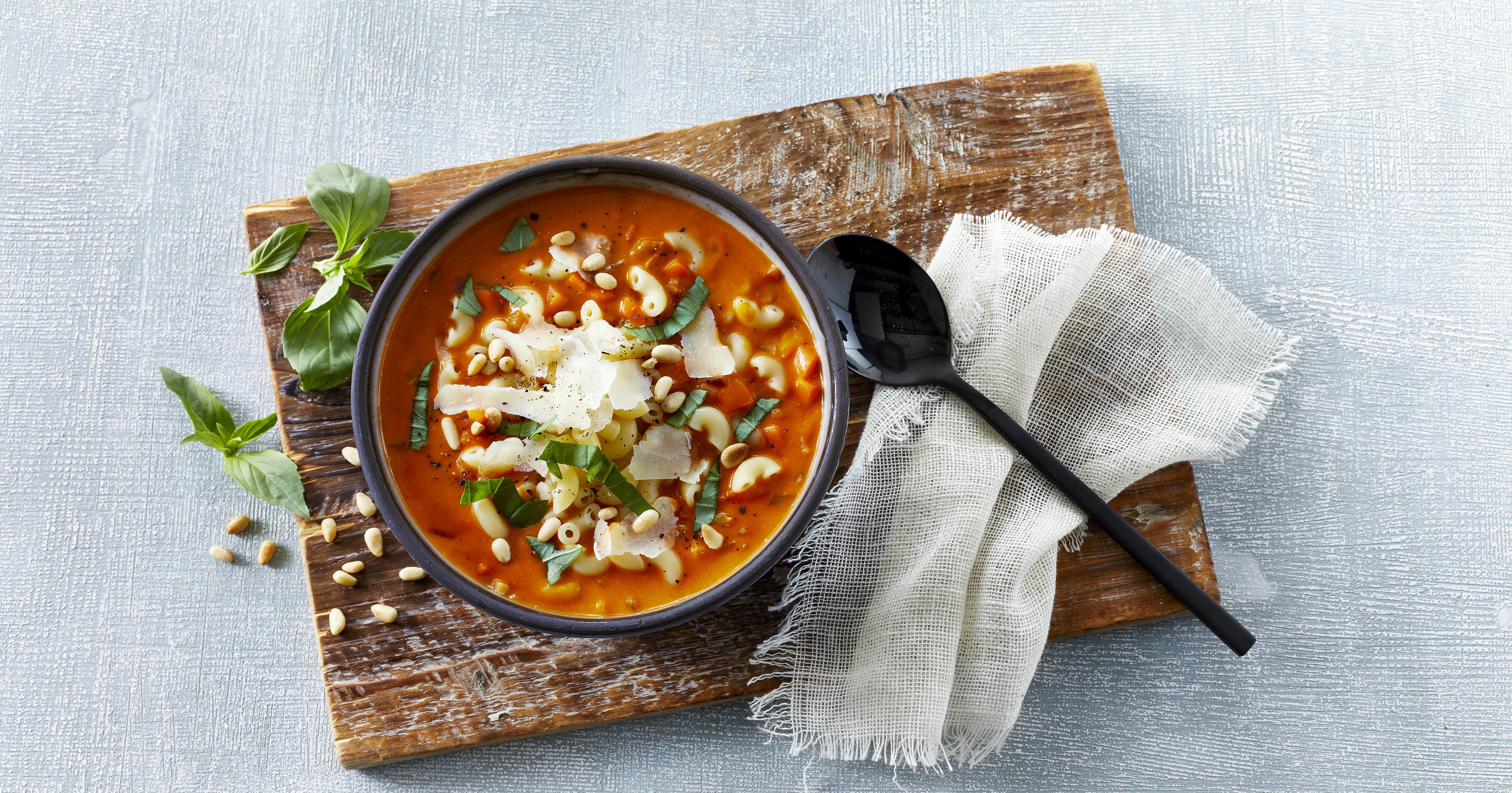 Italiensk inspireret tomatsuppe