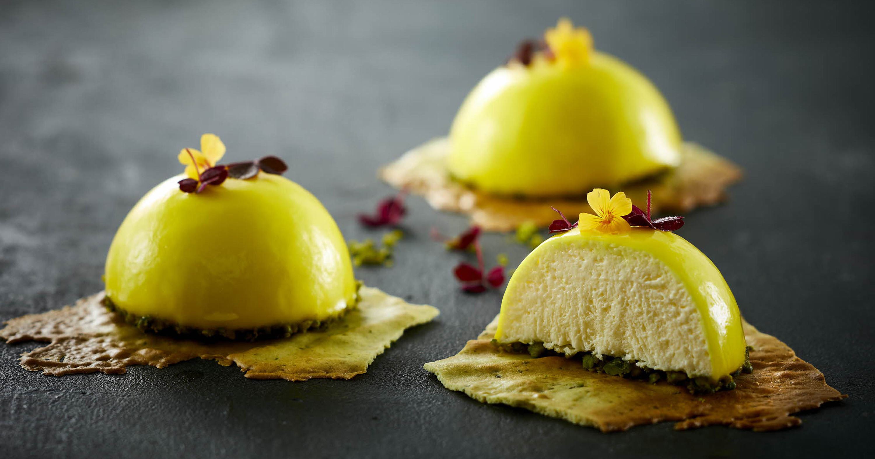Citronmousse dessert