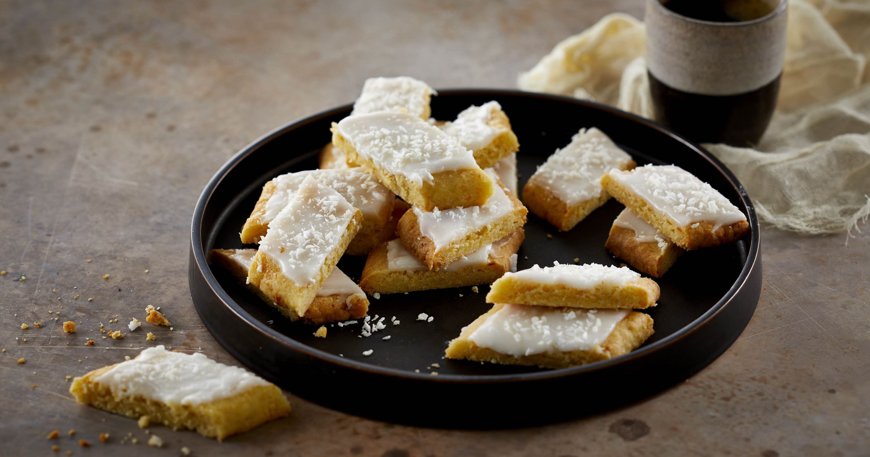 Fedtebrød med citronglasur