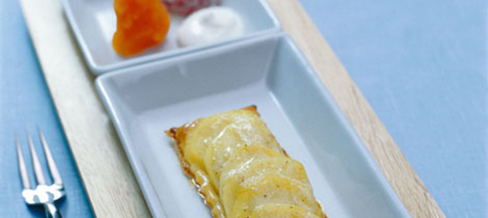 Kartoffeltærter med kaviar