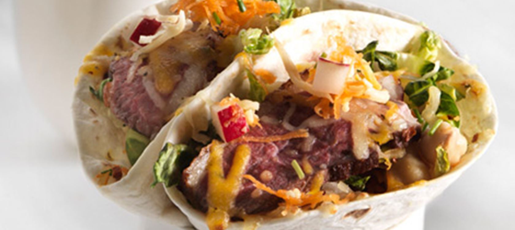 Tortillawraps med andebryst og chiliost