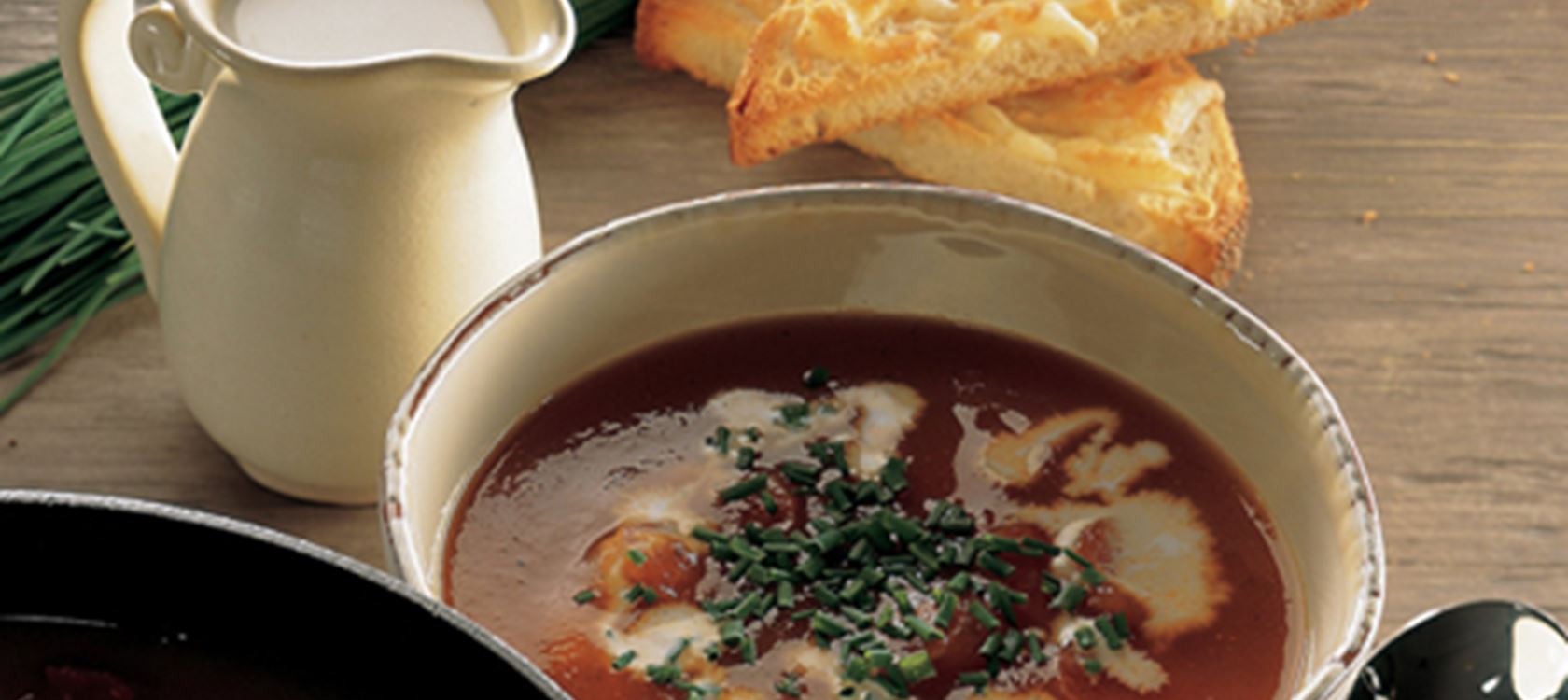Gulerodssuppe med ostebrød