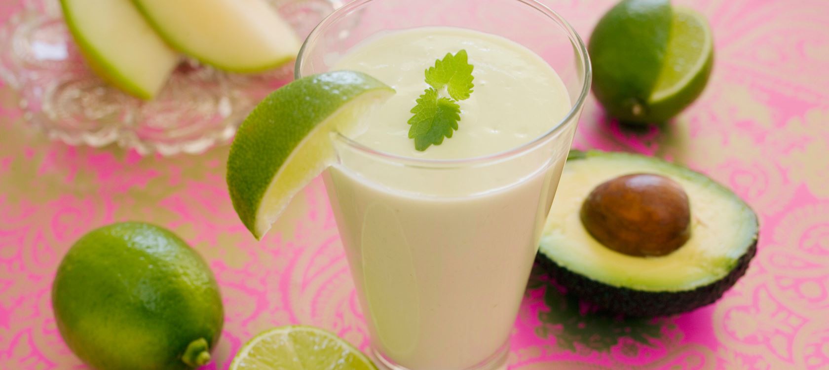 Smoothie med avocado og melon