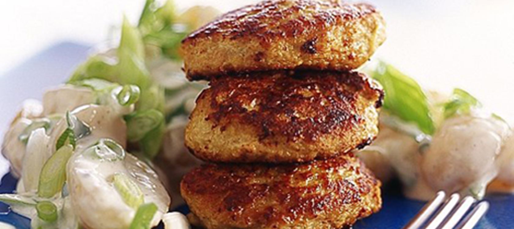 Karrykalkunfrikadeller