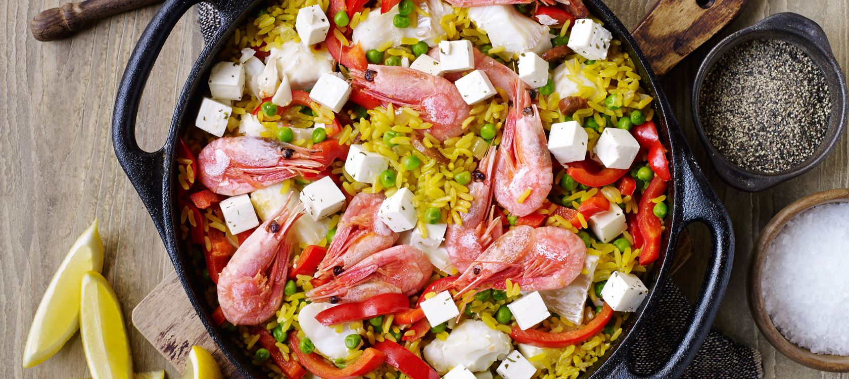 Krydret paella